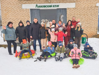 "зимние забавы" прошли в деревне Титково на минувших выходных - фото - 3